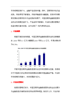 2011年互联网金融信息服务行业研究报告